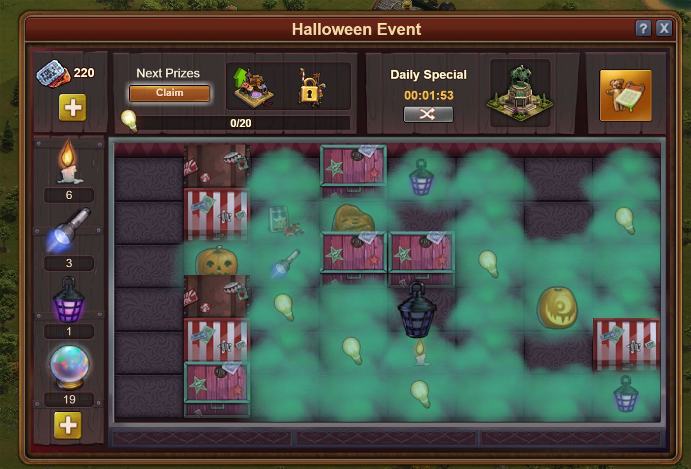 of Empires Zu Halloween ist der Zirkus in der Stadt Sat1Spiele