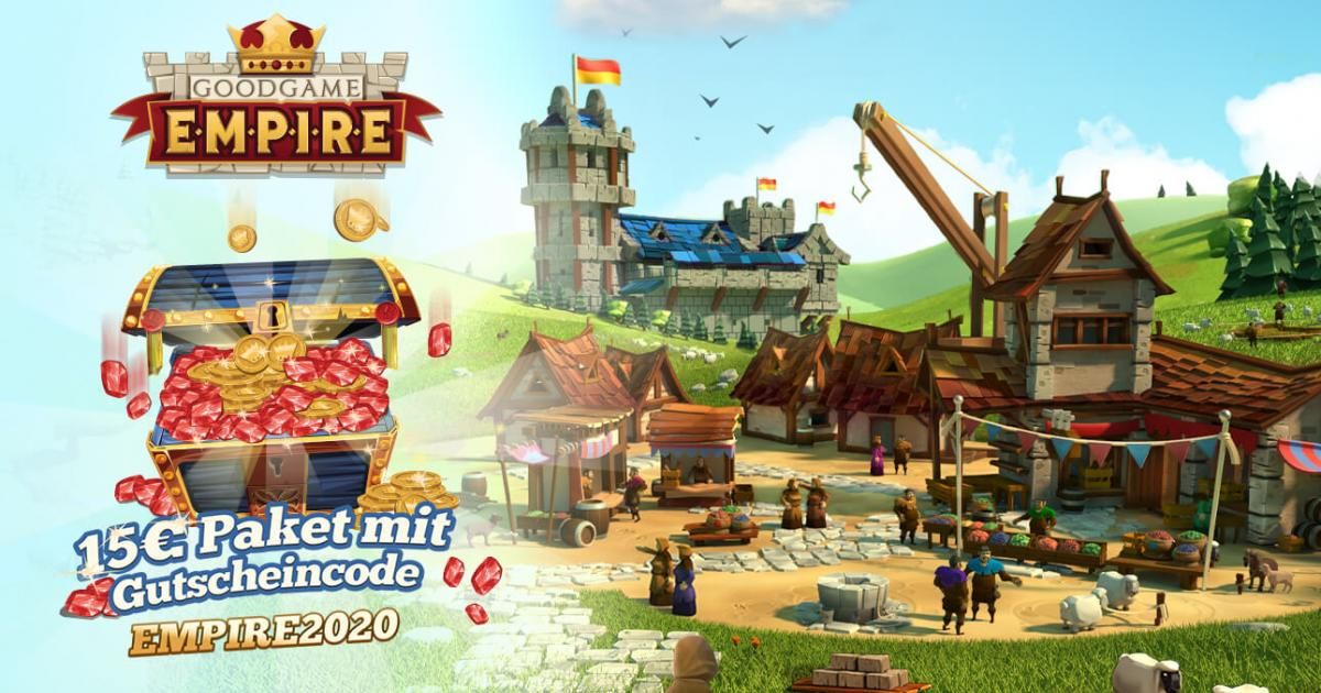 Goodgame Empire Holt euch einen exklusiven Bonuscode (15 Euro