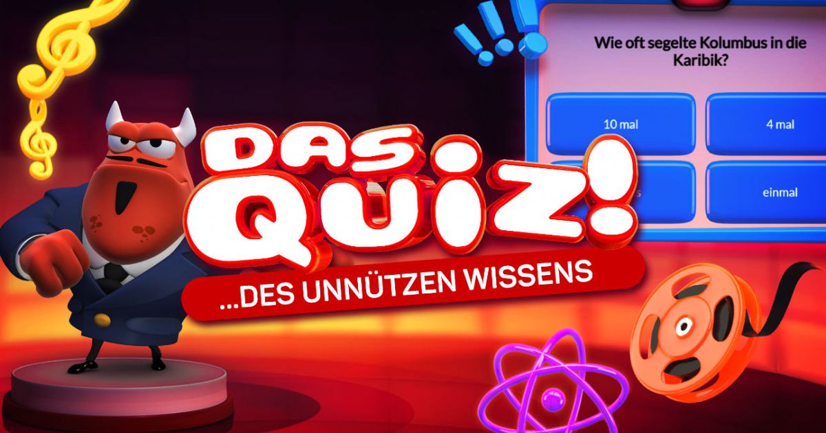 Das Quiz! ...des unnützen Wissens kostenlos spielen | Sat1Spiele