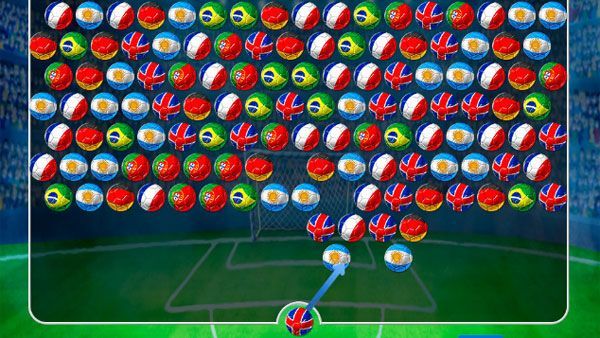 Bubble Shooter World Cup 